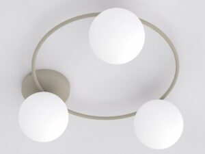 Plafondlamp Lierdoro Beige Ø14 cm