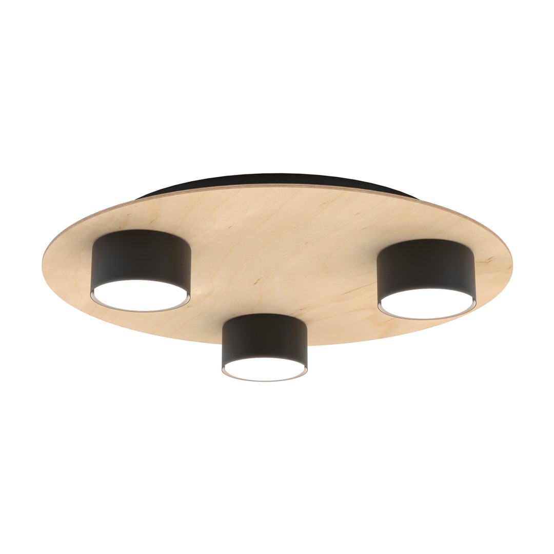 Plafondlamp Naannil Zwart