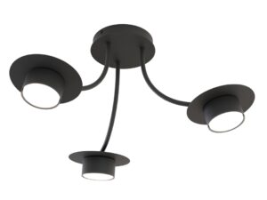 Plafondlamp Leisonte Zwart
