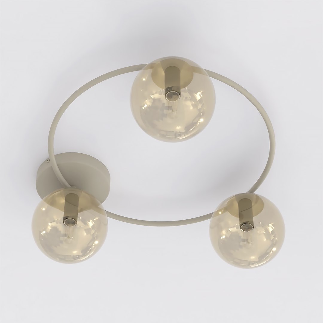 Plafondlamp Traasir Beige Ø14 cm
