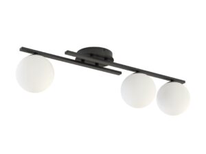 Plafondlamp Rermund Zwart Ø14 cm