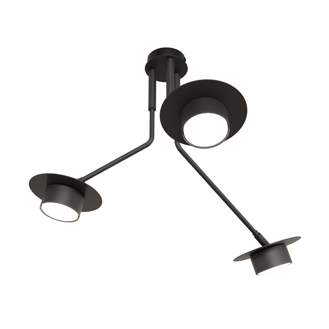 Plafondlamp Traamio Zwart