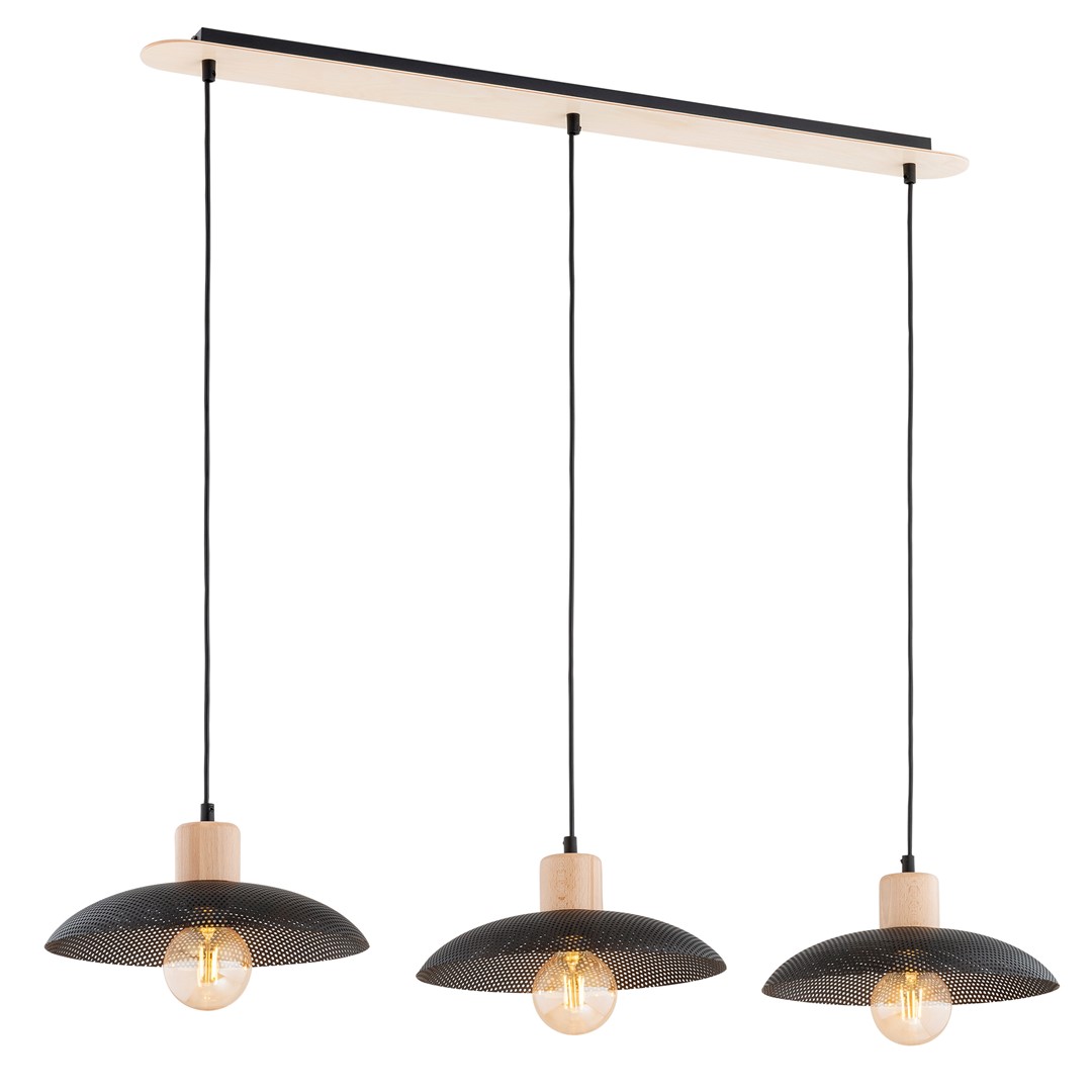 Kroonluchter Cebu Zwart Ø30 cm