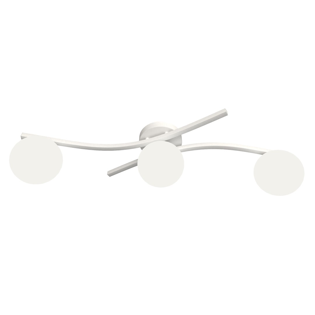 Plafondlamp Vanira Wit Ø15 cm