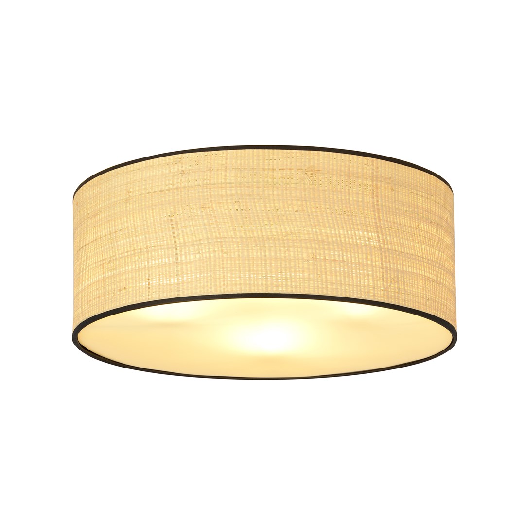 Plafondlamp Rerdor Zwart Ø50 cm
