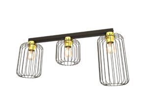 Plafondlamp Sleirdum Zwart Ø16 cm