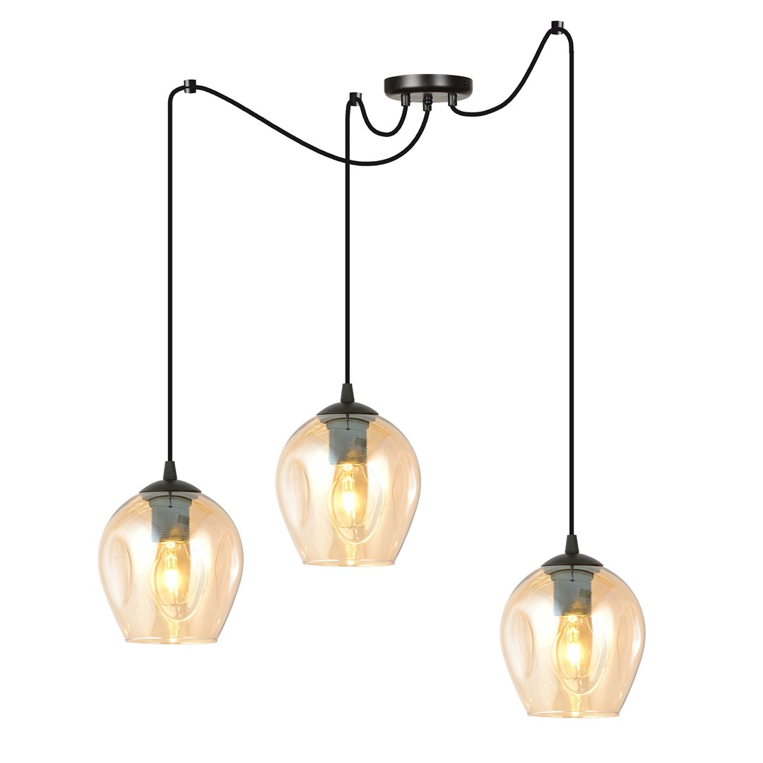 Hanglamp Bieskun Zwart Ø14 cm