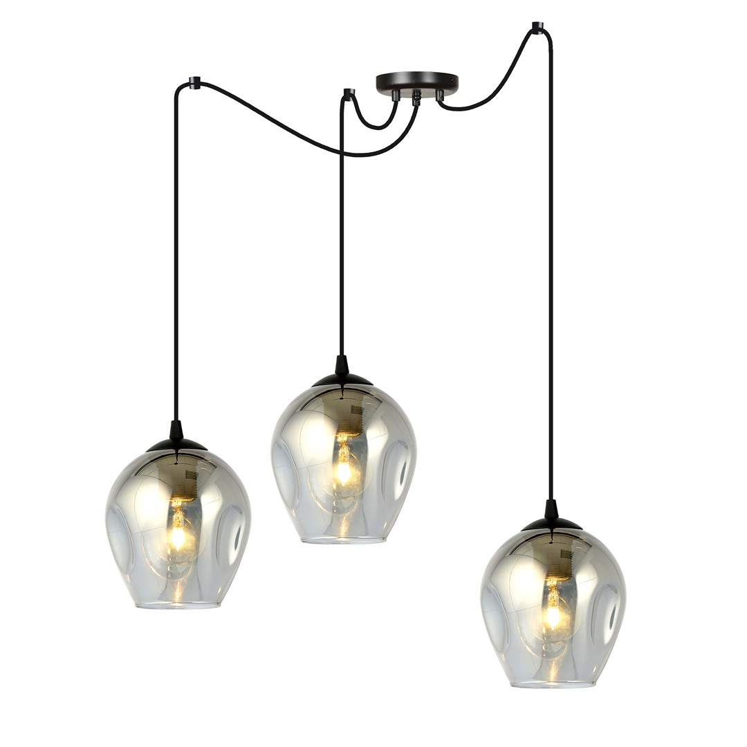 Hanglamp Kornum Zwart Ø14 cm