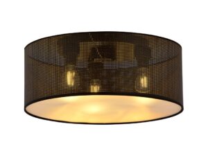Plafondlamp Veillol Zwart Ø50 cm