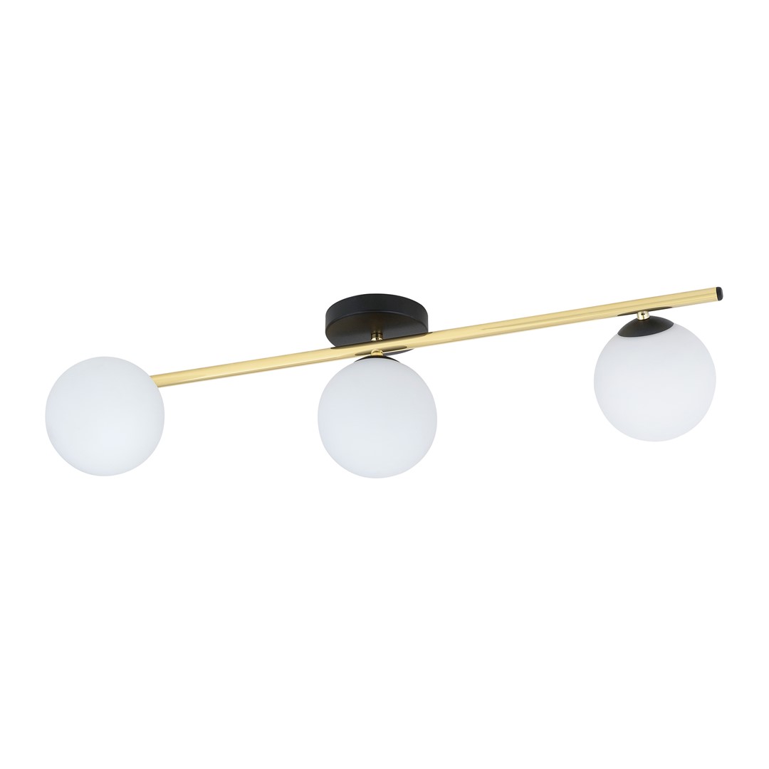 Plafondlamp Flaukar Zwart Ø14 cm