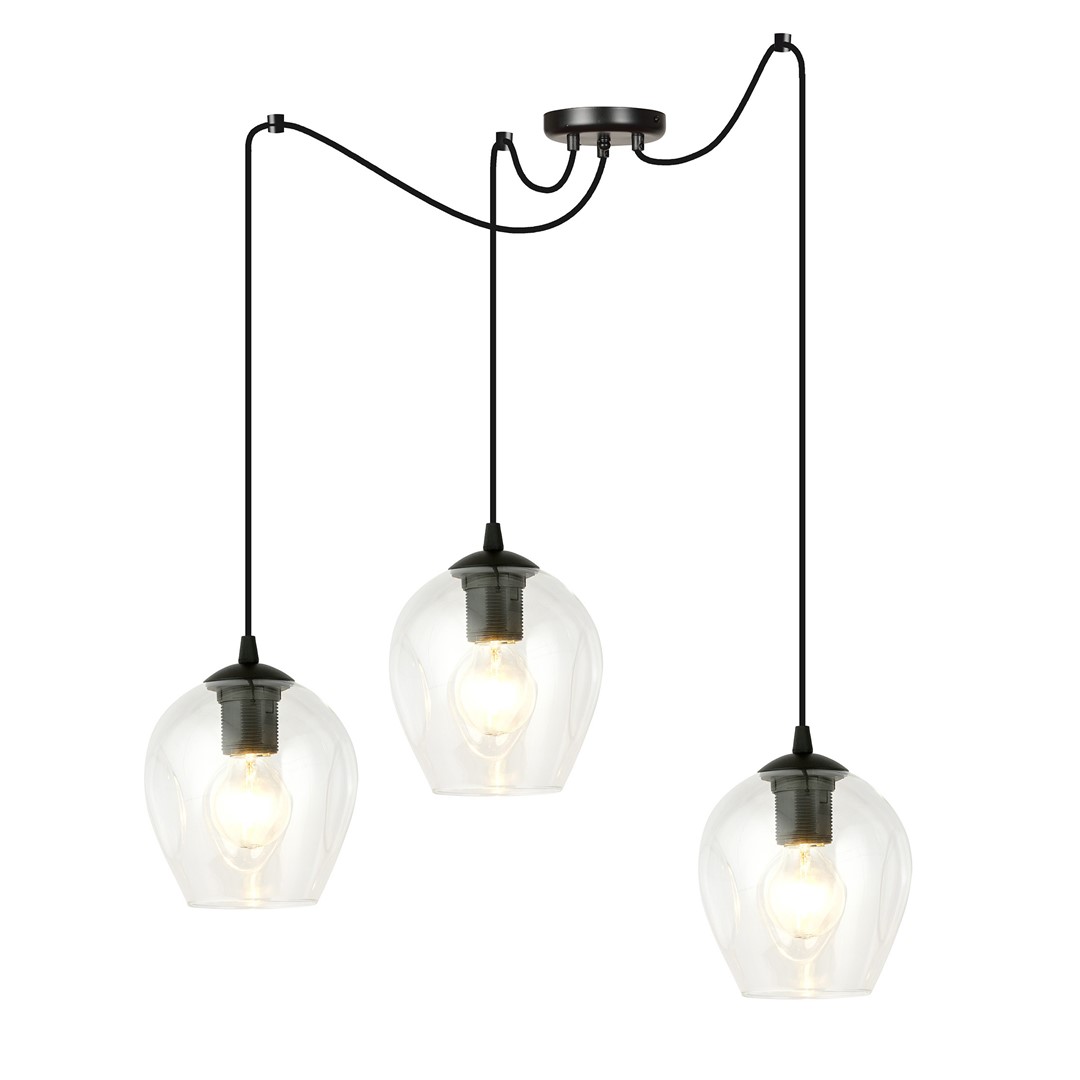 Hanglamp Gienton Zwart Ø14 cm