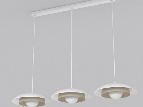 Hanglamp Nirne Wit Ø10 cm met verstelbare hoogte en strak Scandinavisch ontwerp in gepoedercoat staal
