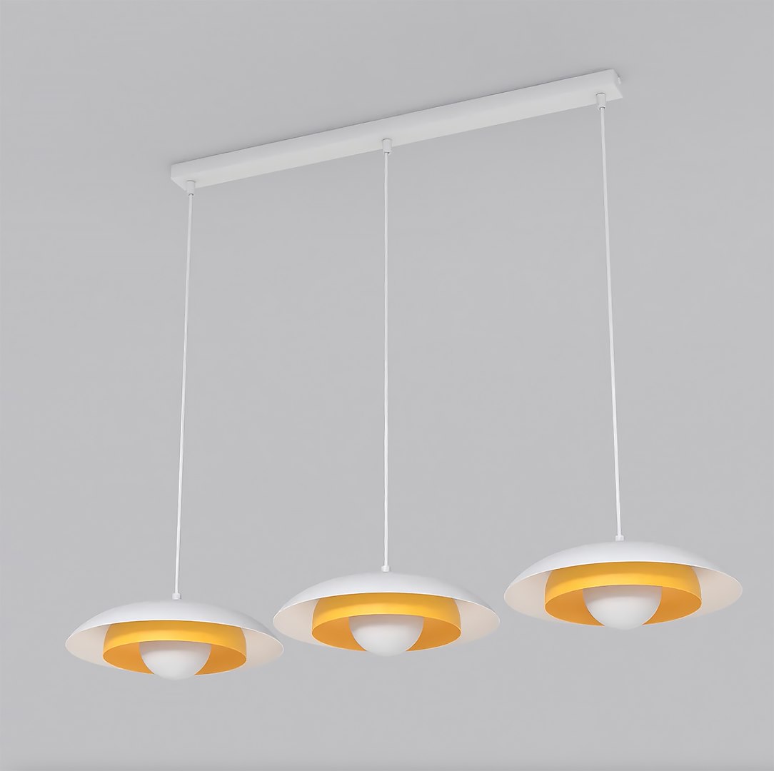 Hanglamp Gilto Wit Ø10 cm