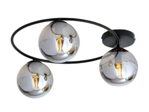 Plafondlamp Greesta Zwart Ø14 cm