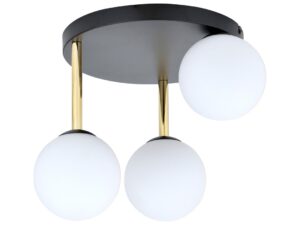 Plafondlamp Deeldir Zwart Ø14 cm