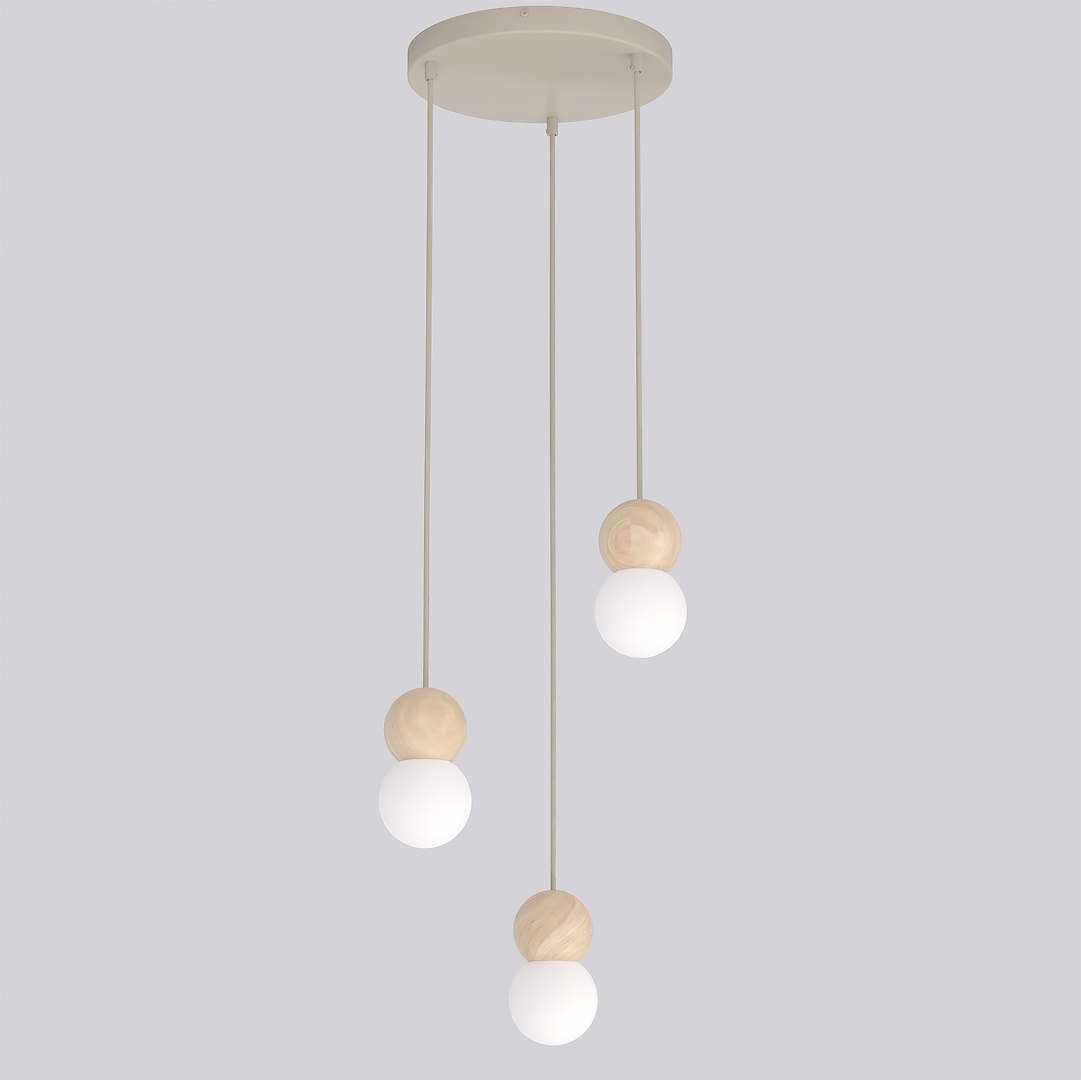 Hanglamp Kamir Beige Ø10 cm