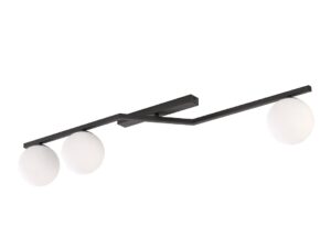 Plafondlamp Coonsano Zwart Ø14 cm