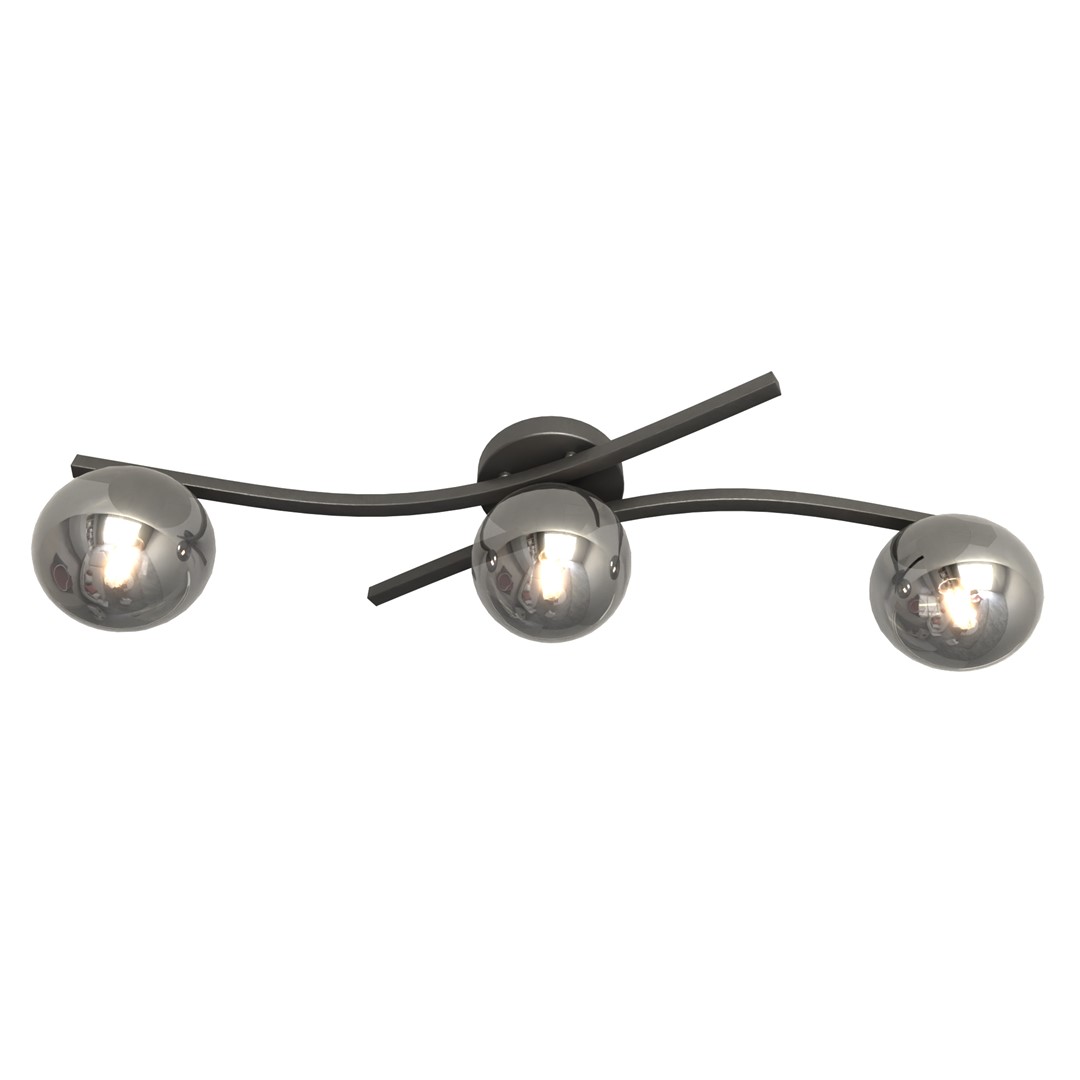 Plafondlamp Vidar Zwart Ø15 cm