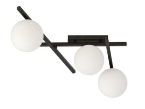 Plafondlamp Sossane Zwart Ø15 cm