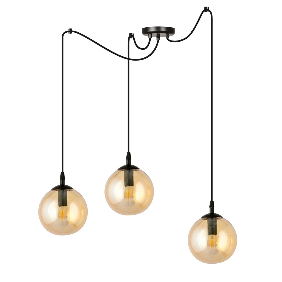 Hanglamp Lielir Zwart Ø14 cm - Afbeelding 2