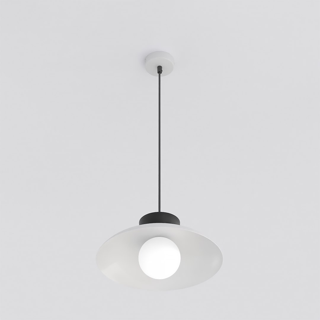 Hanglamp Lardia Grijs Ø10 cm - Afbeelding 2