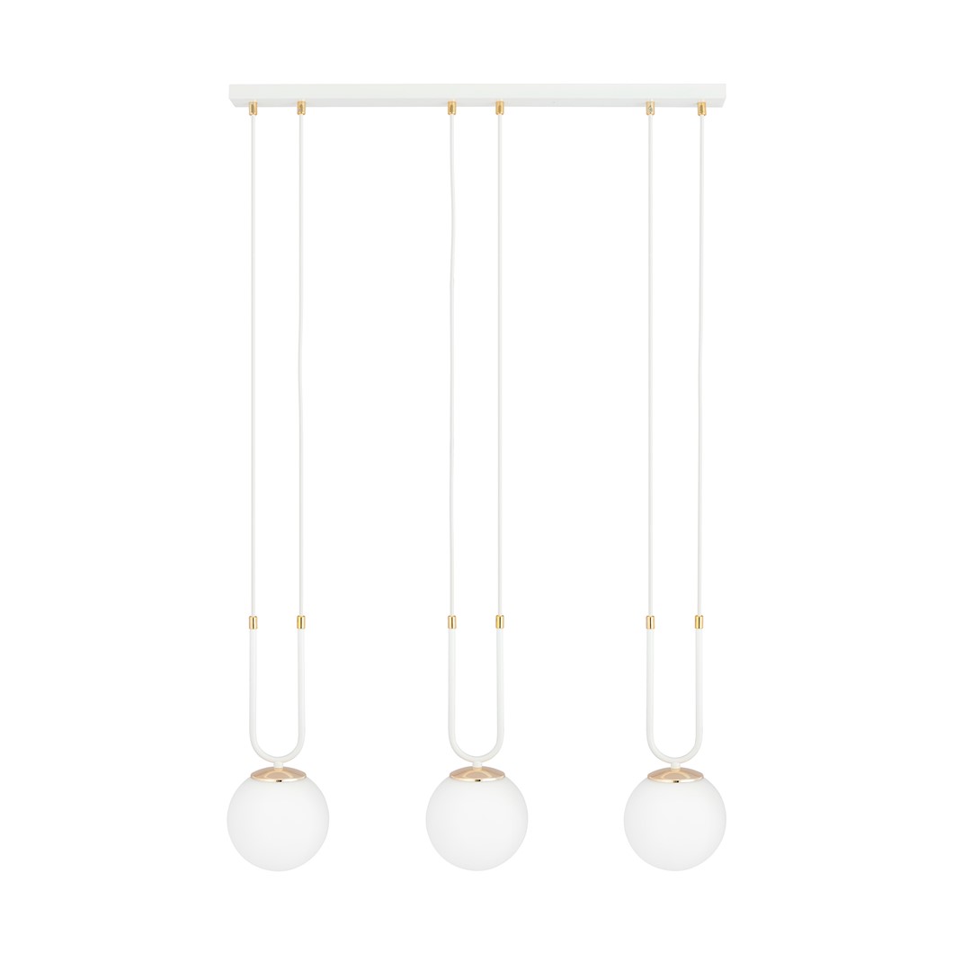 Hanglamp Sermura Wit Ø15 cm - Afbeelding 2
