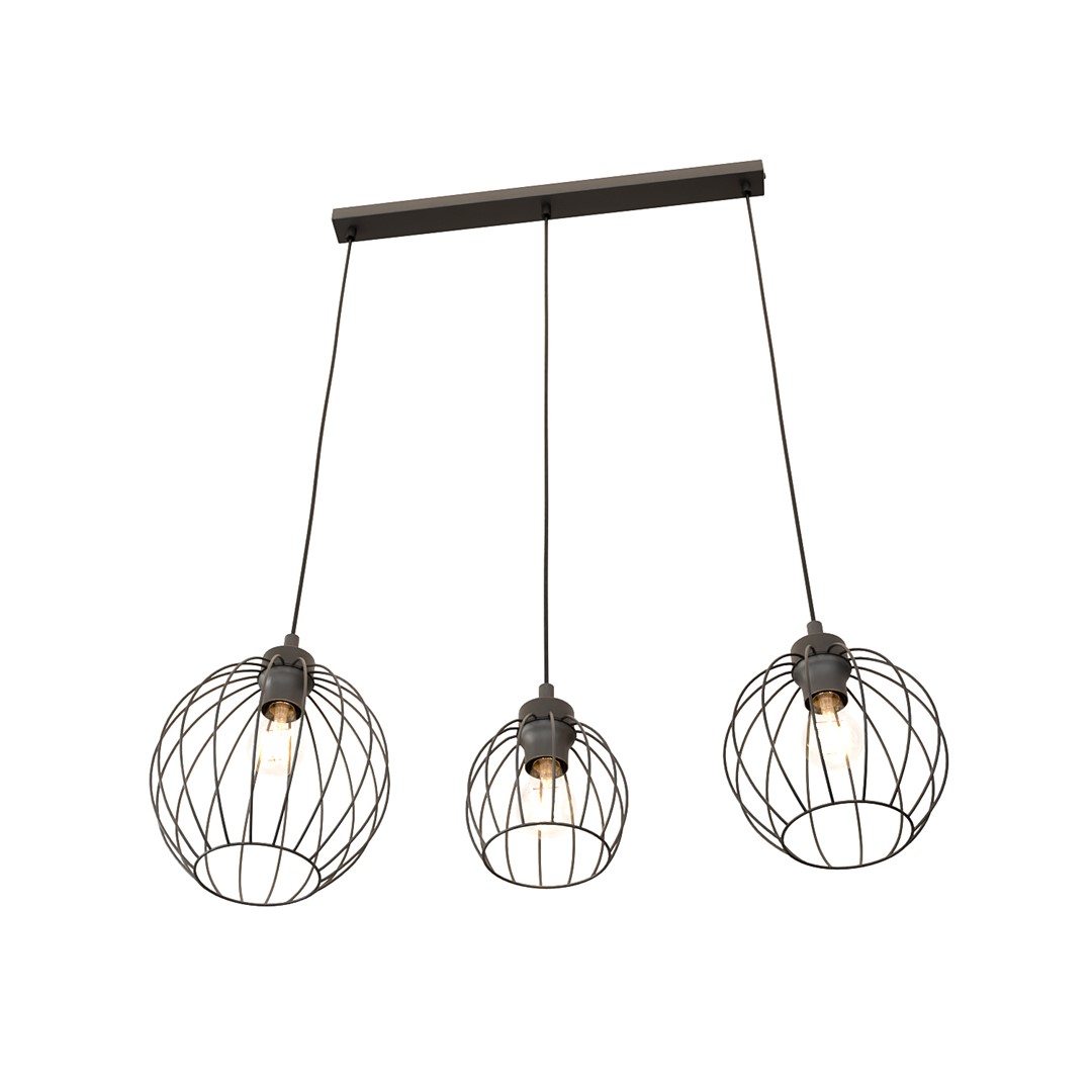 Hanglamp Bodira Zwart Ø24 cm - Afbeelding 2
