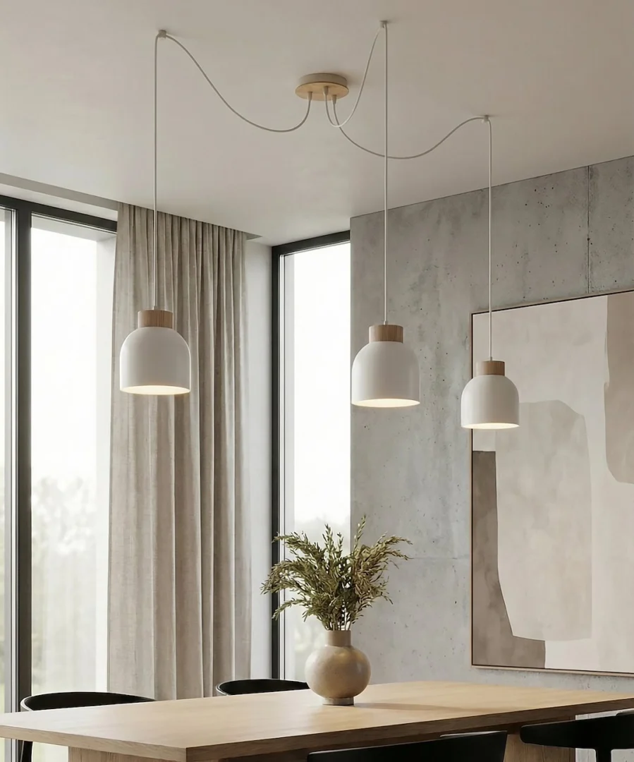 Hanglamp Nontia Wit - Afbeelding 2