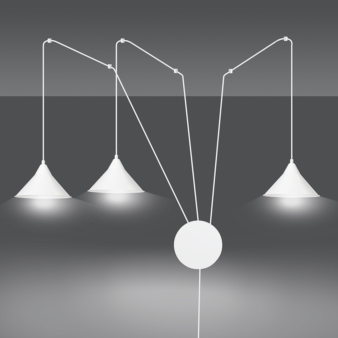 Hanglamp Prasse Wit - Afbeelding 2