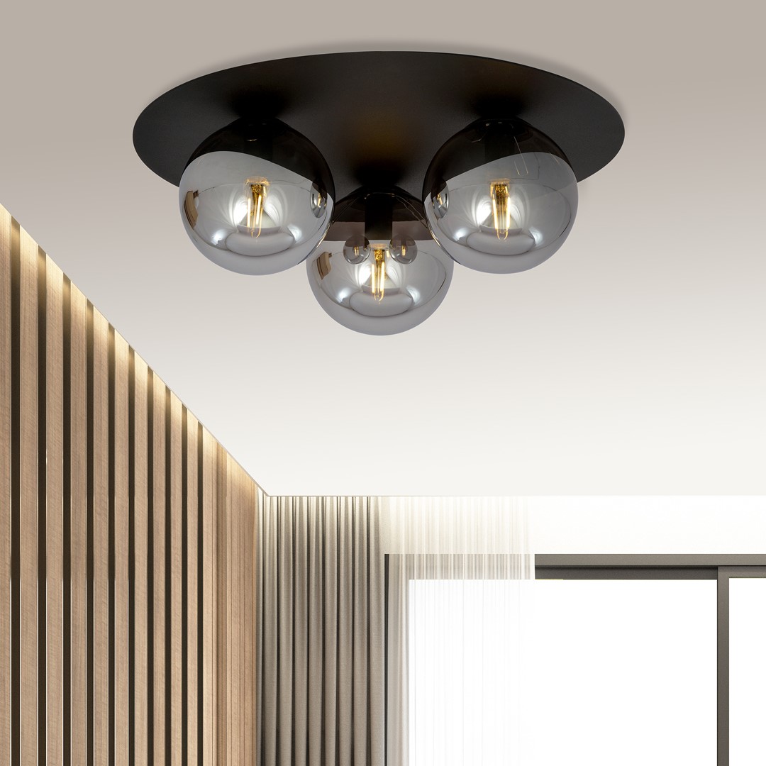 Plafondlamp Fuldal Zwart Ø14 cm - Afbeelding 2