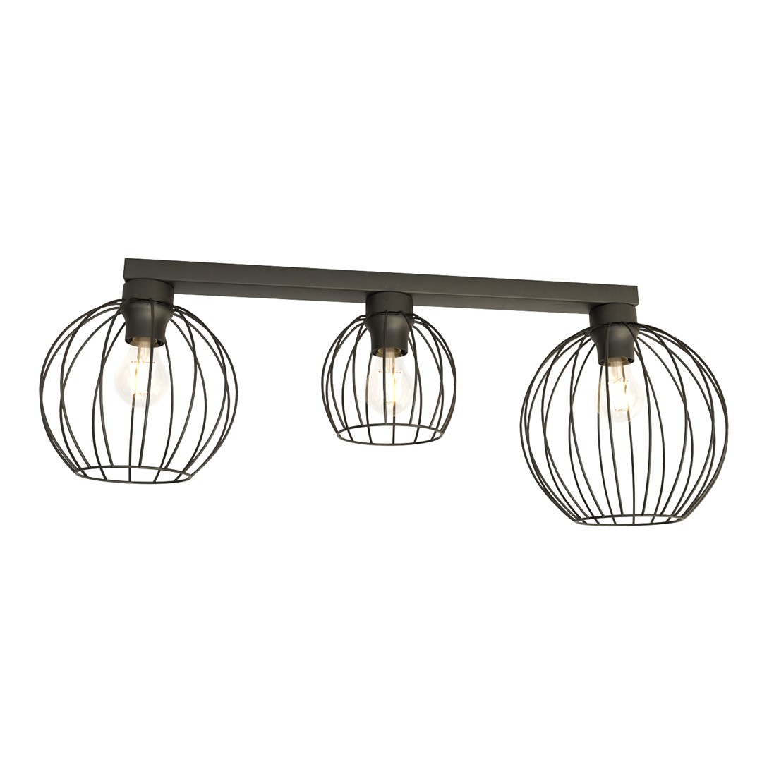 Plafondlamp Fansena Zwart Ø24 cm - Afbeelding 2