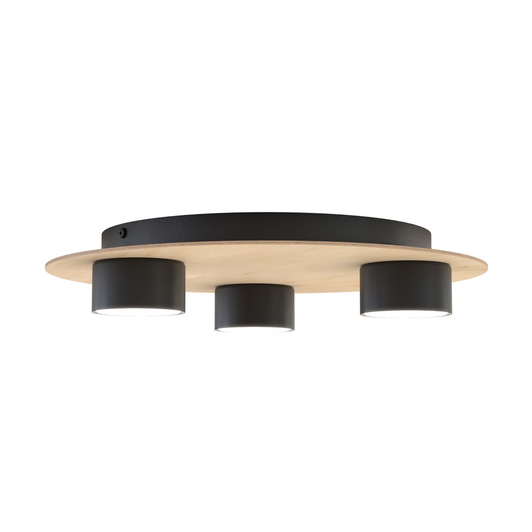 Plafondlamp Naannil Zwart - Afbeelding 2