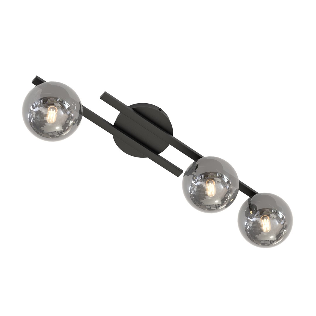 Plafondlamp Cundo Zwart Ø14 cm - Afbeelding 2