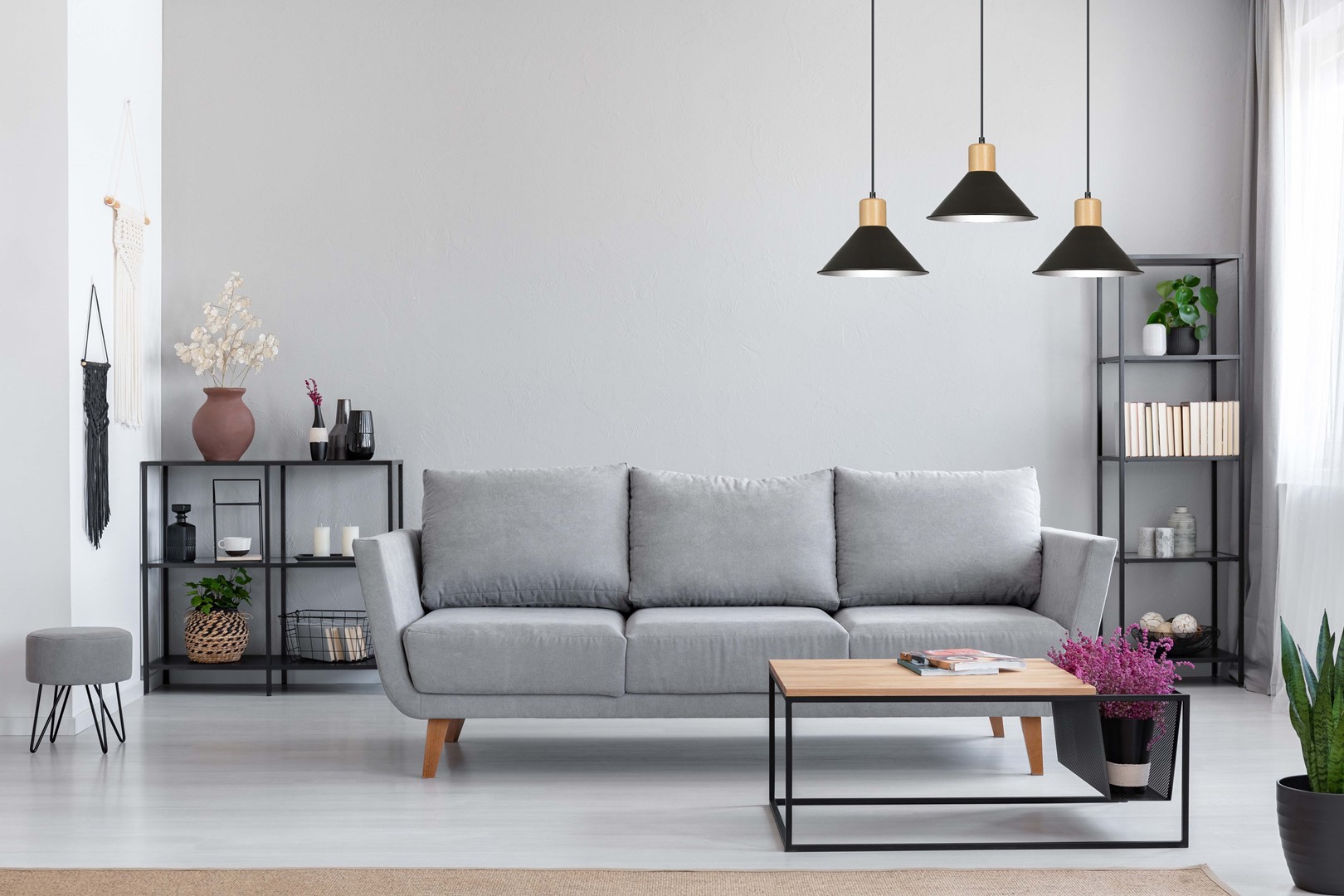 Hanglamp Moorrund Zwart - Afbeelding 2