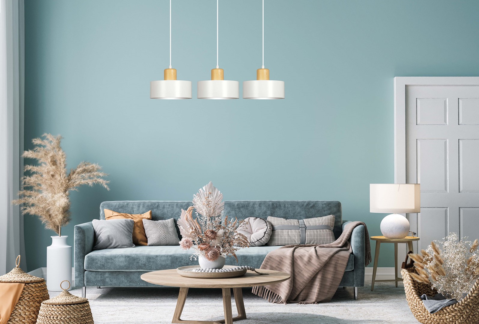 Hanglamp Klesak Wit - Afbeelding 2