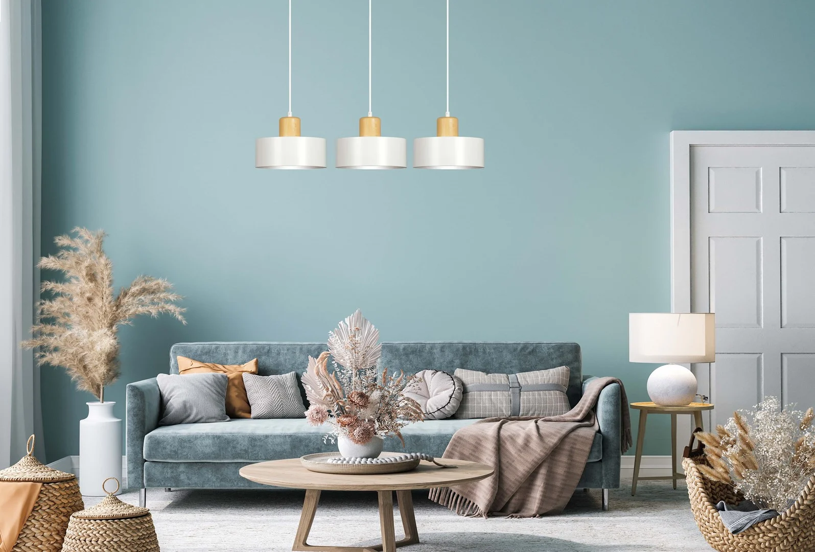 Hanglamp Klesak Wit - Afbeelding 2
