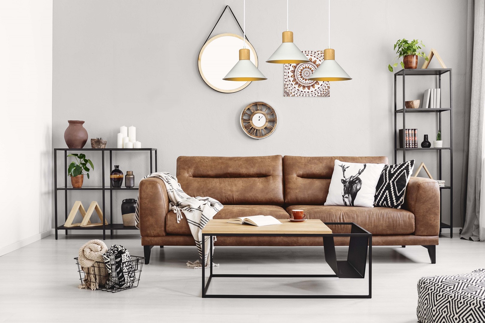 Hanglamp Griennio Wit - Afbeelding 2