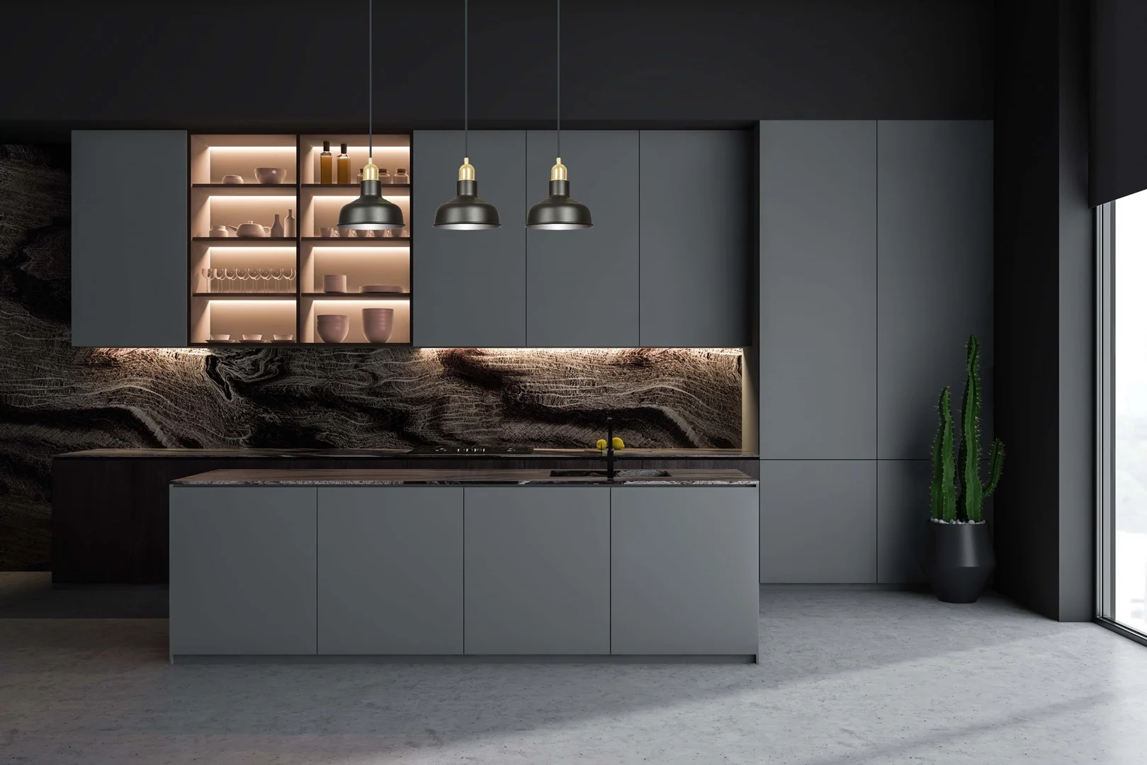 Hanglamp Neeto Zwart - Afbeelding 2