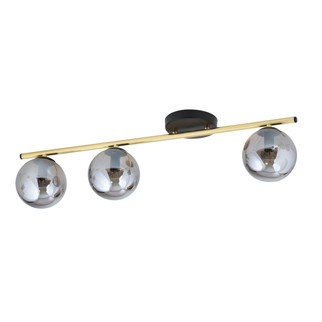 Plafondlamp Skarnoro Zwart Ø14 cm - Afbeelding 2
