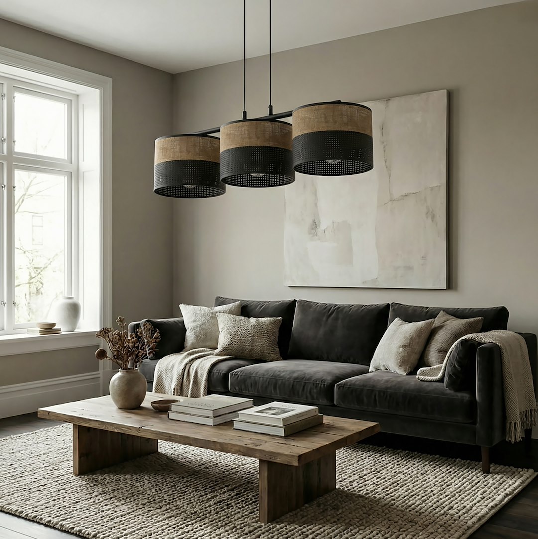 Hanglamp Dausse Zwart Ø20 cm - Afbeelding 2