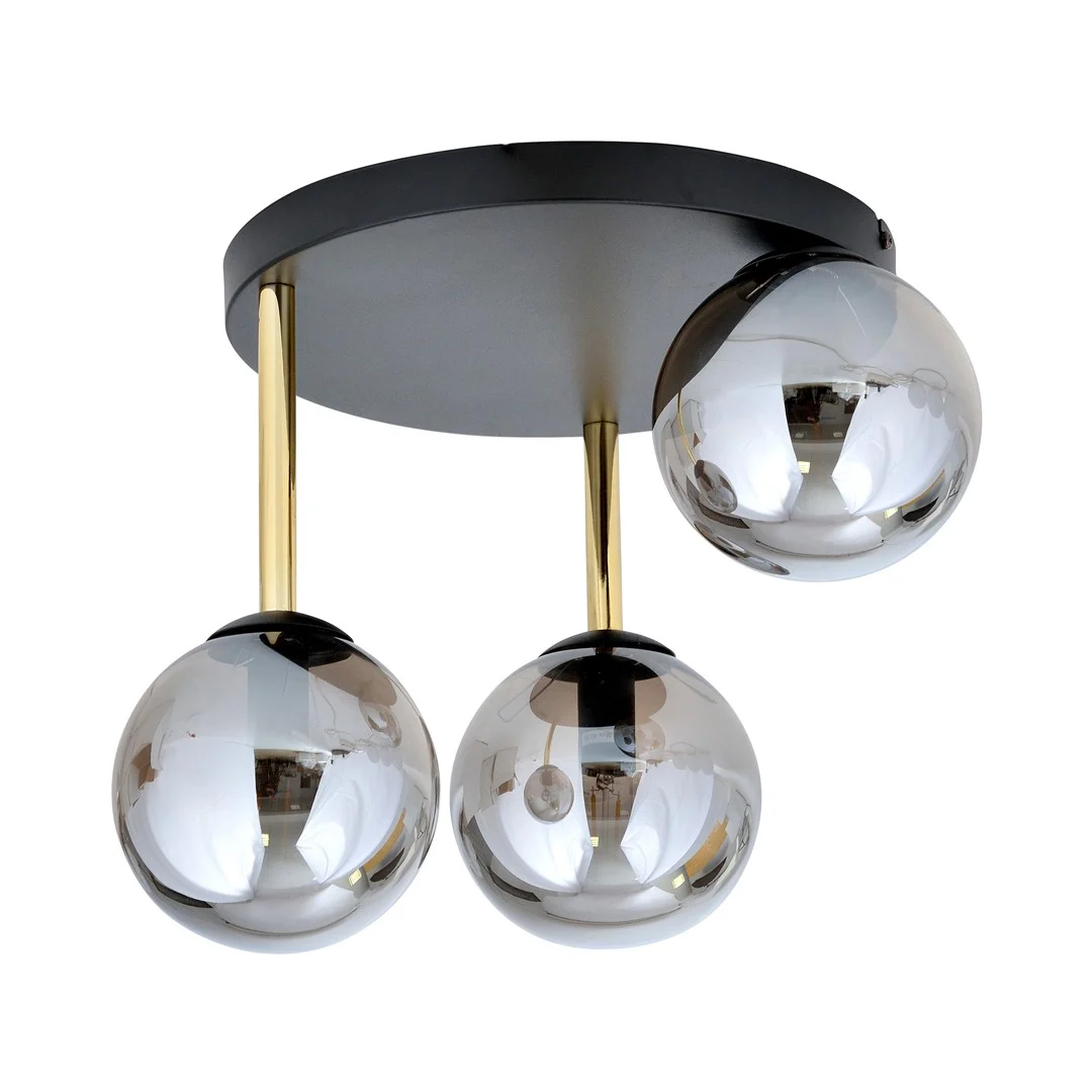Plafondlamp Ritano Zwart Ø14 cm - Afbeelding 2