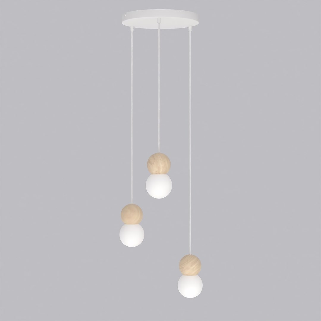 Hanglamp Cummero Wit Ø10 cm - Afbeelding 2