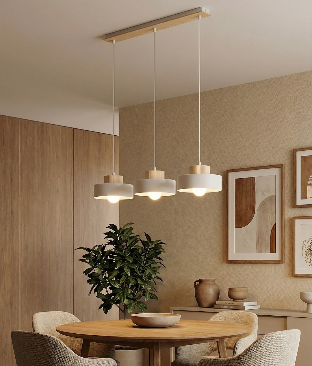 Hanglamp Nolvino Wit - Afbeelding 2