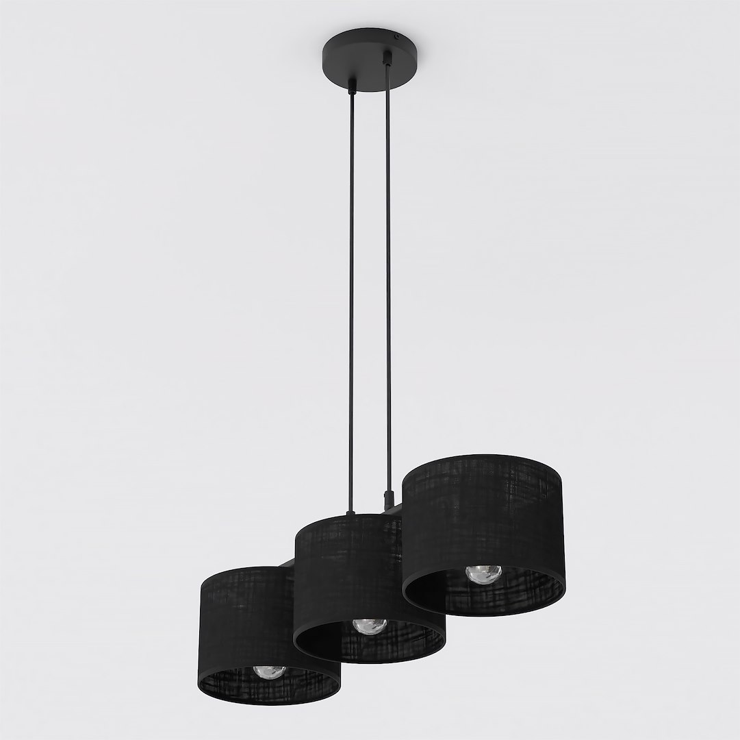 Hanglamp Prator Zwart Ø20 cm - Afbeelding 2