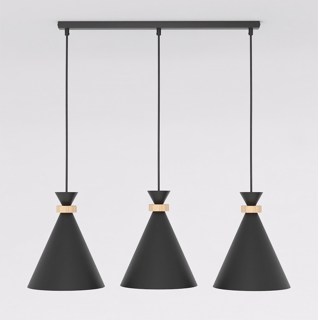 Hanglamp Ponik Zwart - Afbeelding 2