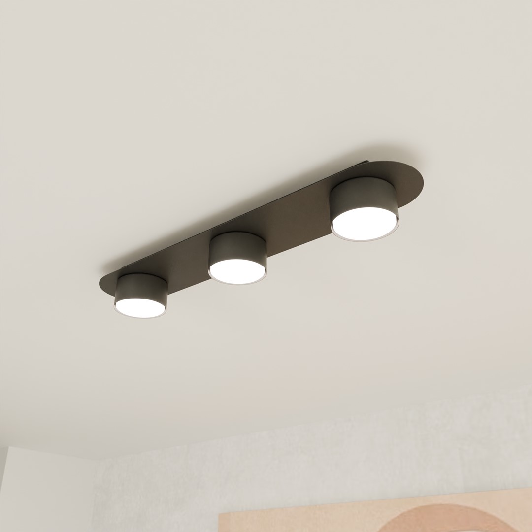 Plafondlamp Maullonte Zwart - Afbeelding 2
