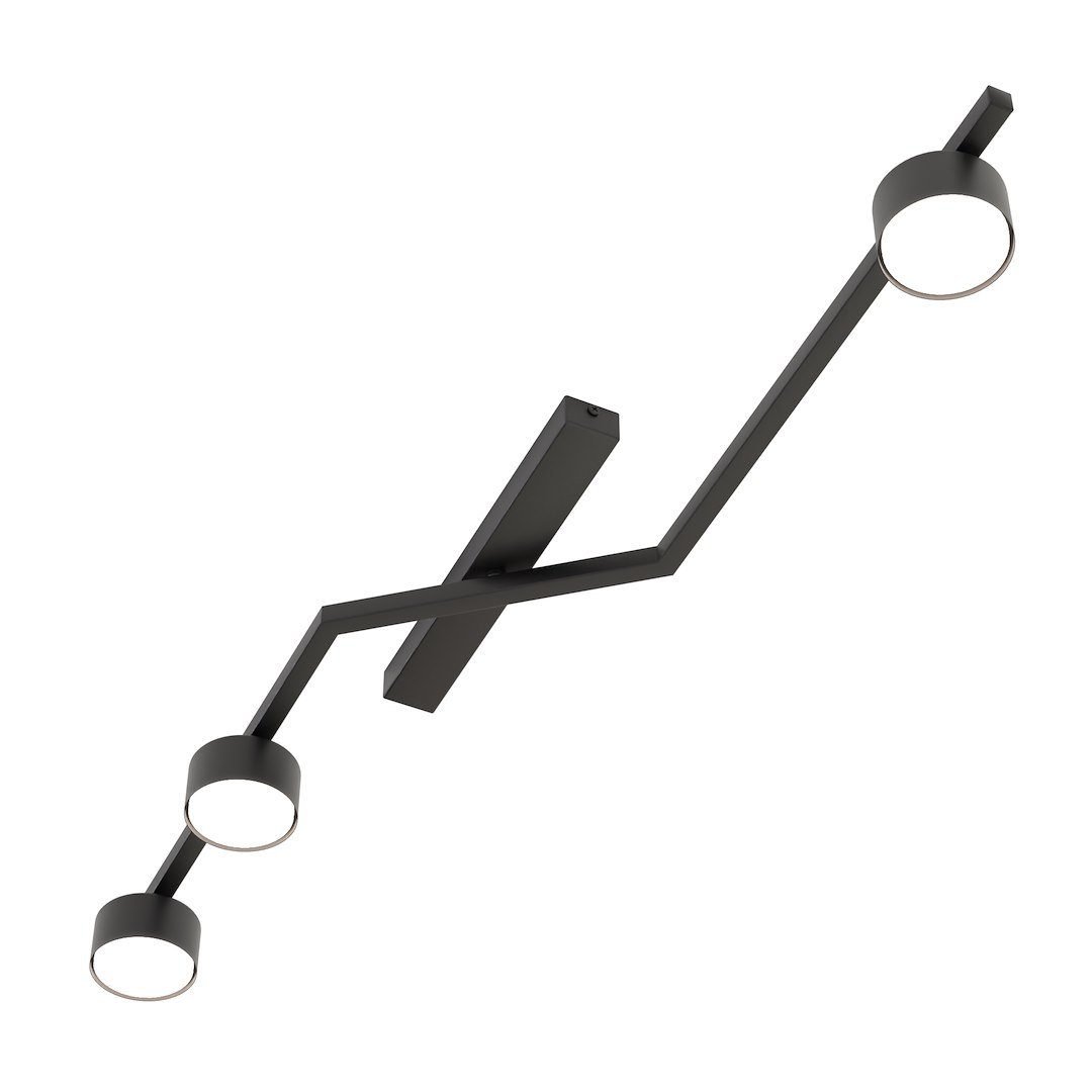 Plafondlamp Hosio Zwart - Afbeelding 2
