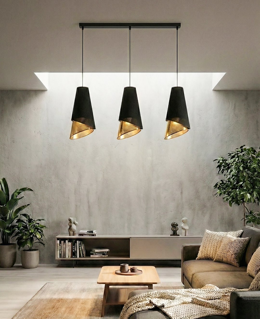 Hanglamp Nundine Zwart Ø20 cm - Afbeelding 3