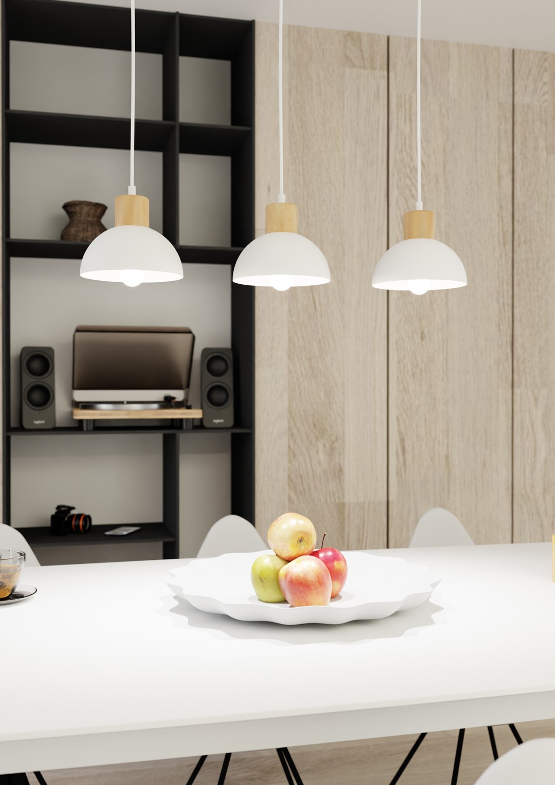 Plafondlamp Heilang Wit Ø18 cm - Afbeelding 3