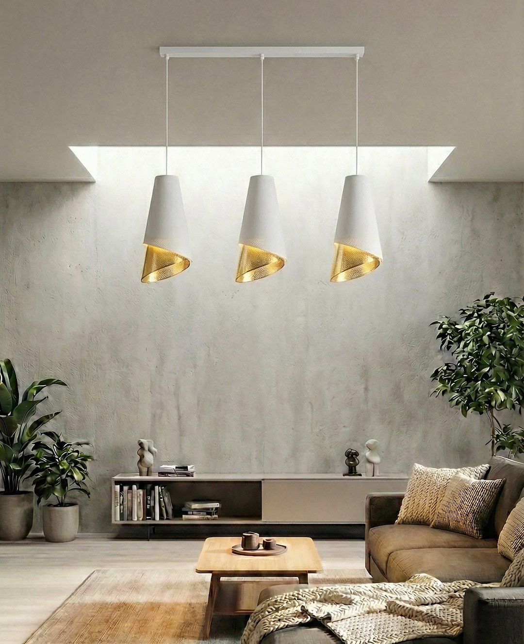 Hanglamp Tasum Wit Ø20 cm - Afbeelding 3